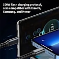 Miniatyrbild 4 av 7: 3 In 1 100W LED  Digital Display  USB kabel Typ C Usb Micro