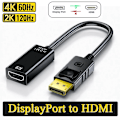 Miniatyrbild 2 av 7: Display Port DP To HDMI Adapter Kabel Omvandlare