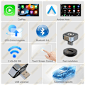 Miniatyrbillede 5 af 9: 2i1 Kablet til Trådløs CarPlay Android Auto Adapter
