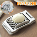Miniatyrbilde 3 av 8: Best kvalitet Tungt Aluminium Legering Egg Skjærer kutter for hardkokte egg flerbruks egg kutter