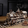 Miniatyrbillede 2 af 6: 3D Mekanisk Model Træ Model Bygning Klods Kits Samling Legetøj