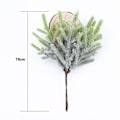 Miniatyrbilde 3 av 7: 6 stk kunstige planter falske furu vaser jule pynt