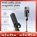 Miniatyrbilde 2 av 7: Mobil Telefon Stativ Bluetooth Selfie Stick Magnetisk Håndholdt Kamera Stabilisator Desktop Integrert Tiktok Live Triangle Stativ