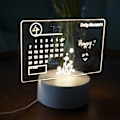 Miniatyrbild 6 av 6: Creative LED Note Board Natt Light USB Rewritable Message Board