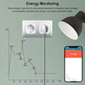 Miniatyrbillede 3 af 7: Wifi Smart Stik 20A EU Smart Socket Outlet med Strøm Monitor Timer