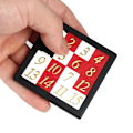 Miniatyrbillede 1 af 7: Sliding Tal Puzzle Huarong Road Brain Teaser IQ Test