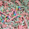 Miniatyrbillede 4 af 5: 20g jule farve pynt drys,Polymer ler blandet fest dekoration