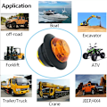 Miniatyrbilde 4 av 6: 10 deler 24V LED Side Marker Indikatorer Lys Lastbil Advarsel Bak Lys Tilhenger