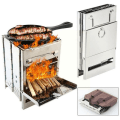 Miniatyrbild 1 av 7: Utomhus grill mini ved spis vikbar grill utomhus ved vikbar camping spis