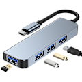 Pikkukuva 8 / 8: USB C HUB tyyppi C jakaja Thunderbolt 5 in 1  telakka asema
