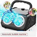 Miniatyrbild 7 av 7: Automatisk bubbla maskin uppgradering bubbla blåsare med 2 fläktar