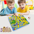 Miniatyrbillede 6 af 6: 3D Snake Board Spil Legetøj Stiger Skak Spil Interaktivt Desktop Fest Legetøj