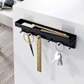 Miniatyrbillede 2 af 6: Hvid Nøgle Holder til Væg Dekor Post Reol Sorter Organizer Nøgle Bøjle