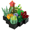 Miniatyrbillede 5 af 6: Udødelig Blomster Potte Ornamenter Sukkulenter Model Værelse Dekoration Bygge Klodse