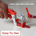 Miniatyrbild 2 av 7: 701 bitar Kakel Nivellering System Läggning Nivellera Kilar Alignering Avstånd Nivellerare