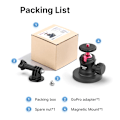 Miniatyrbilde 7 av 7: Action Kamera Suge Mount Magnetisk Bracket Ballhead For Gopro