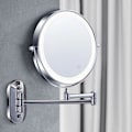 Miniatyrbillede 2 af 6: 8-tommer Makeup Mirror Chrome 10x Magnifying Double Side USB Mirrors