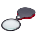 Miniatyrbillede 1 af 7: Mini Magnifier 8x Foldbar Pocket Magnifier Portable
