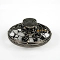 Miniatyrbilde 8 av 8: Flying Spinner Lysende UFO Drone Hånd Operert Fly Ball Fly Fidget Leker Barn Barn Voksen Jule Bursdag Gave