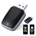 Miniatyrbild 1 av 6: 2-i-1 Wired to Wireless CarPlay Adapter & Android Auto Wireless Adapter Plug & Play
