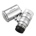 Miniatyrbild 5 av 6: 60x Mini Pocket LED UV Juvelerare Lupp Mikroskop Glas Smycken förstoringsglas