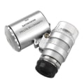Miniatyrbillede 5 af 6: 60x Mini Lomme LED UV Smykke Lup Mikroskop Glas Smykker Lup