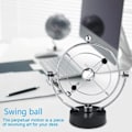 Miniatyrbilde 5 av 7: Rotasjon Perpetual Motion Swing Celestial  Body Movement Orbital  Revolving Elektrisk Wiggler  Kinetic Home Decor