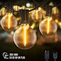 Miniatyrbild 2 av 7: LED Ball String Ljus Vattentät Utomhus Trädgård Garland String Lights