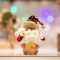 Miniatyrbild 3 av 6: Jul godis burk plast kakor godis förvaring flaska jul pynt för hem barn barn tomten present box