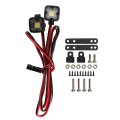 Miniatyrbilde 7 av 7: RC Car Bright LED Lights Lys Spotlight for 1/10 RC Crawler Axial SCX10 90046 Wraith Capra