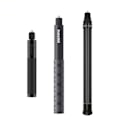 Miniatyrbilde 1 av 7: Invisible Selfie Stick For GO 2 / ONE RS / R 70cm 1,2m Carbon Fiber Extension Stang
