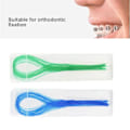 Miniatyrbilde 6 av 6: 35 stk sett dentaltråd tråder nål tann braketter wire holdere mellom kjeveortodontiske broer trekk stiver