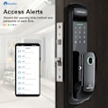 Miniatyrbild 6 av 7: Smart Dörr Lås för lås med WiFi Biometrisk  Fingeravtryck Lås med Fingeravtryck/Plösenord/RFID Kort/Key/APP lås uppLåser & Nycklar