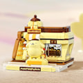 Pikkukuva 1 / 10: Sanrio Anime Hello Kitty Pochacco Cinnamoroll Pompompurin Kuromi House Bilding Blocks Bricks