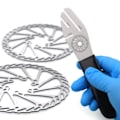 Pikkukuva 5 / 7: MTB Pyörä Pyörä Levy Jarru Roottori Kohdistus Truing Tools Mountain Polkupyörä Levy Listo Korjaus jakoavain