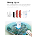 Miniatyrbild 3 av 6: Trådlöst WiFi Block Tuya ingen batteri krävs Vattentät extern trådlös klocka Smart life app smart dörr klocka