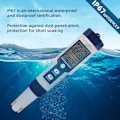 Miniatyrbild 4 av 6: 5 IN 1 PH Temperatur TDS EC Salthalt Meter Digital Vattentät Med Automatisk Kalibrering Funktion Vatten Kvalitet PH Tester