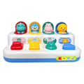 Pikkukuva 7 / 8: Vauva Pop Up lelu Montesorri Fine Motor Skill Treening Press Pull Click Animal Auto Button Educational Lelut