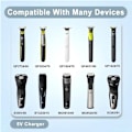 Miniatyrbilde 2 av 8: 5V Type-C Shaver Adapter Lader Konverter Kompatibel med Philips One Blade
