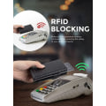Miniatyrbillede 5 af 7: Credit Card Holder  RFID Blocking Bifold Wallet Men's Wallet with Coin Compartment and Banknote Compartment