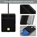 Miniatyrbillede 6 af 6: USB 2.0 Smart ID Card Reader til SD ATM CAC TF Bank Card SIM Card Reader