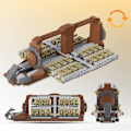 Miniatyrbilde 2 av 7: Space Film Krig Platoon Angrep Byggeblokker Set Maskin og Destroyer Robot Klosser Leker