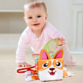 Miniatyrbilde 5 av 5: Baby vev boks baby sensoriske  leker myke montessori sensoriske leker for babyer trekk aktiviteter leker