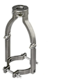 Miniatyrbillede 1 af 5: Sølv Firkantet Hul Bor Bit Adapter Til Installation Og Demontering -Mortisering Vedhæftning Til Bor Press,