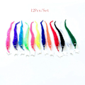 Miniatyrbild 9 av 9: 12 Pieces Twisty Worm Magic Toys Fest Favors Fuzzy Worm On A String Jul Halloween Wizard New Strange Trick Toys