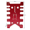 Miniatyrbild 8 av 9: Multifunktionell Aluminium Router Bord Insats Plåt Träbearbetning Elektrisk Trä Router Flip Plåt