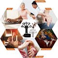 Miniatyrbild 6 av 7: 2 Pices Finger Gripper Finger Exerciser Gitarr Finger Exerciser 6 Resistant Levels