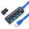 Pikkukuva 2 / 11: USB keskitin 3.0 keskitin USB 3 USB 2.0 usb USB jakaja virta sovitin 4/7 portti useita laajennus 2.0 kytkimellä