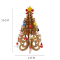 Miniatyrbillede 7 af 10: Kreativ Gør-det-selv Træ Jule Træ Vindue Butik Indkøbscenter Desktop Display Rekvisitter Ornament