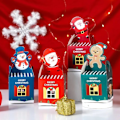 Miniatyrbild 2 av 6: 10 bitar jul boll form dragé present box god jul bakning förpackning påse godis lådor